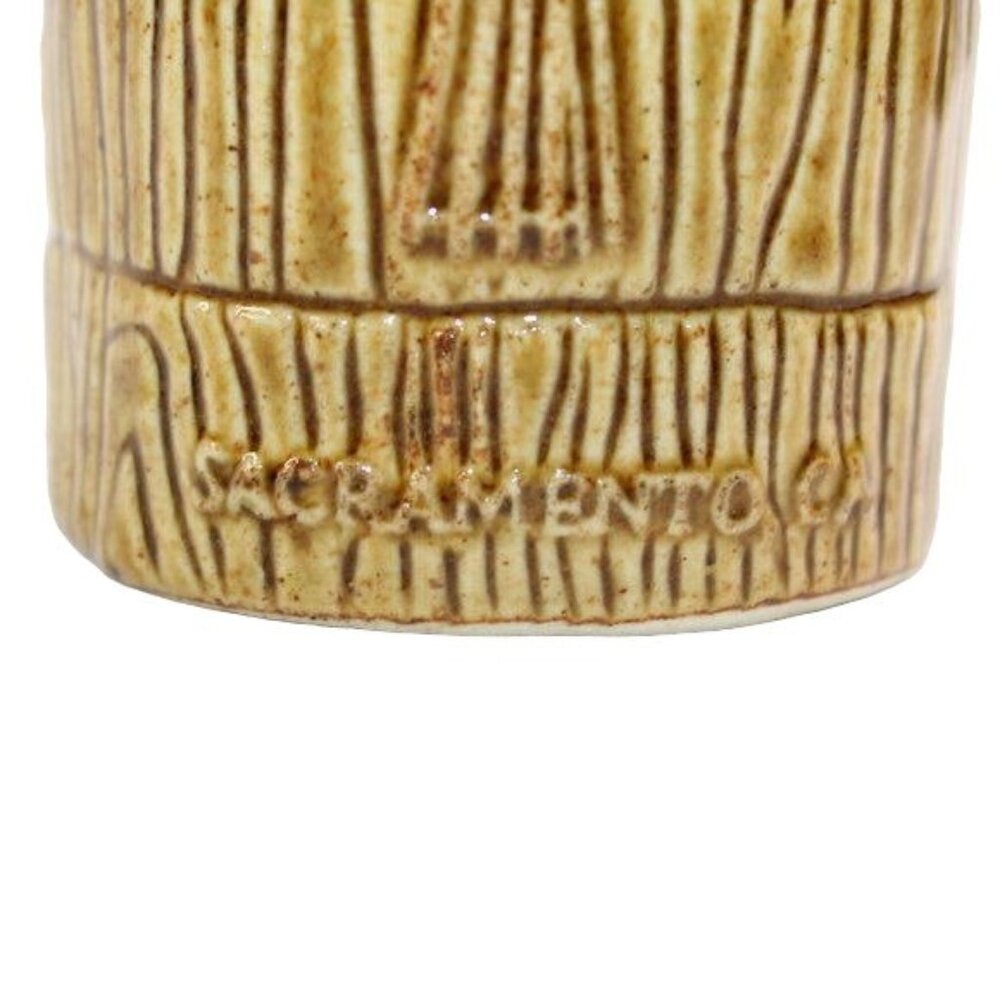 Tank House BBQ And Bar Tiki Mug Tiki Farm 2015 Brown Glaze - Picture 7 of 10